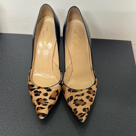 kate spade Shoes - Kate Spade Black Suede Heels with Elegant Design